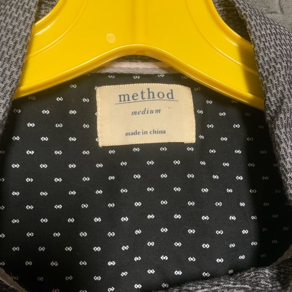 Method | Men’s | Short Sleeved Button Down | Charcoal | M - Picture 8 of 8